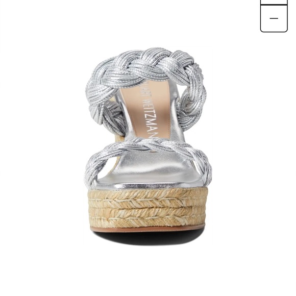 NIB Stuart Weitzman braided Espadrille Sandals Size 9 - Picture 5 of 8